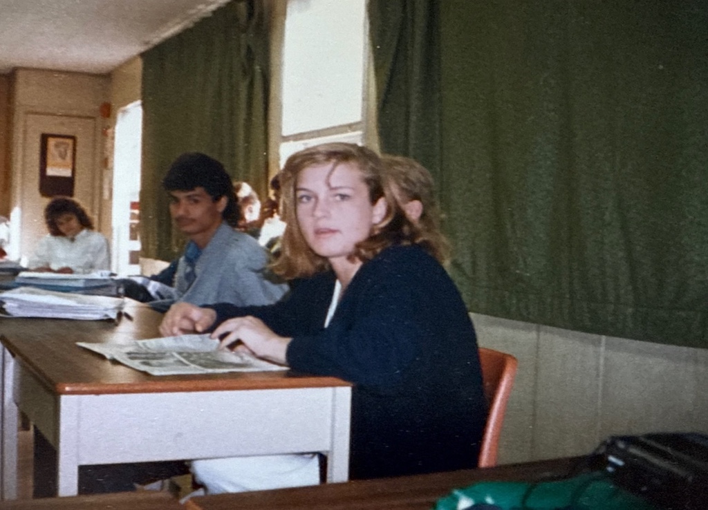 High school in the 80s before mobile phones 