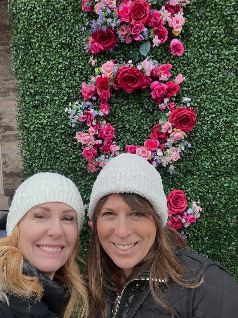 Friends meet up at Christmas in the Valley