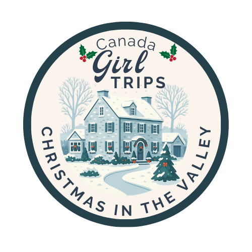 Badge for bags for Christmas in the Valley with Girl Trips