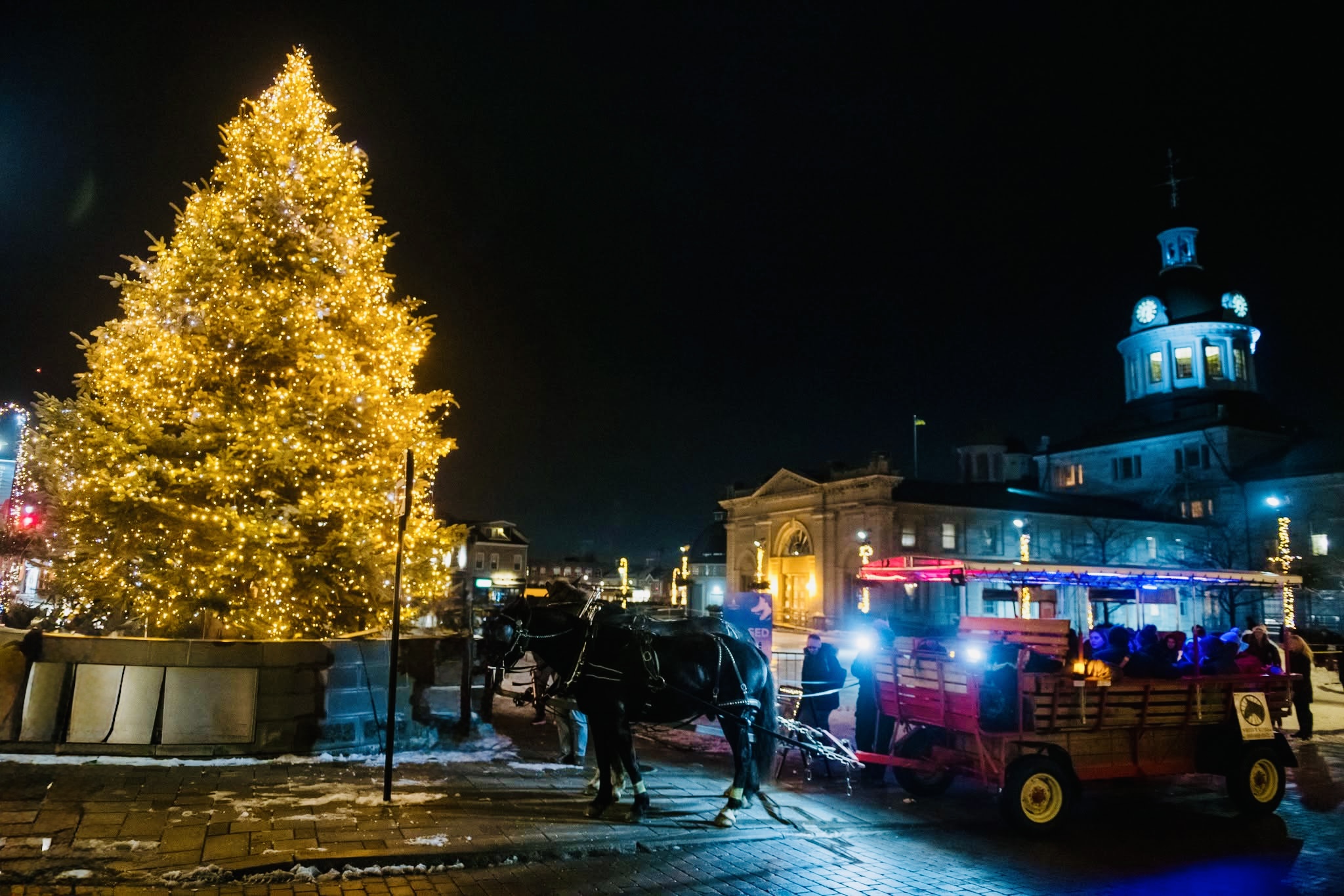 Christmas Scene in Kingston